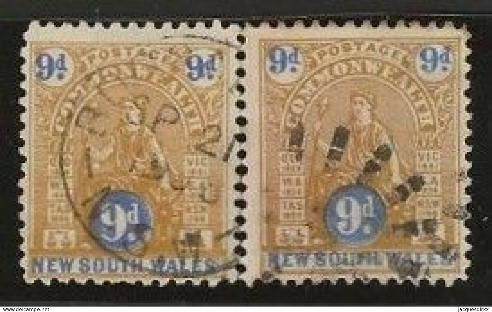 New South Wales      .   SG    .   351/352    .   O      .     Cancelled - Gebraucht