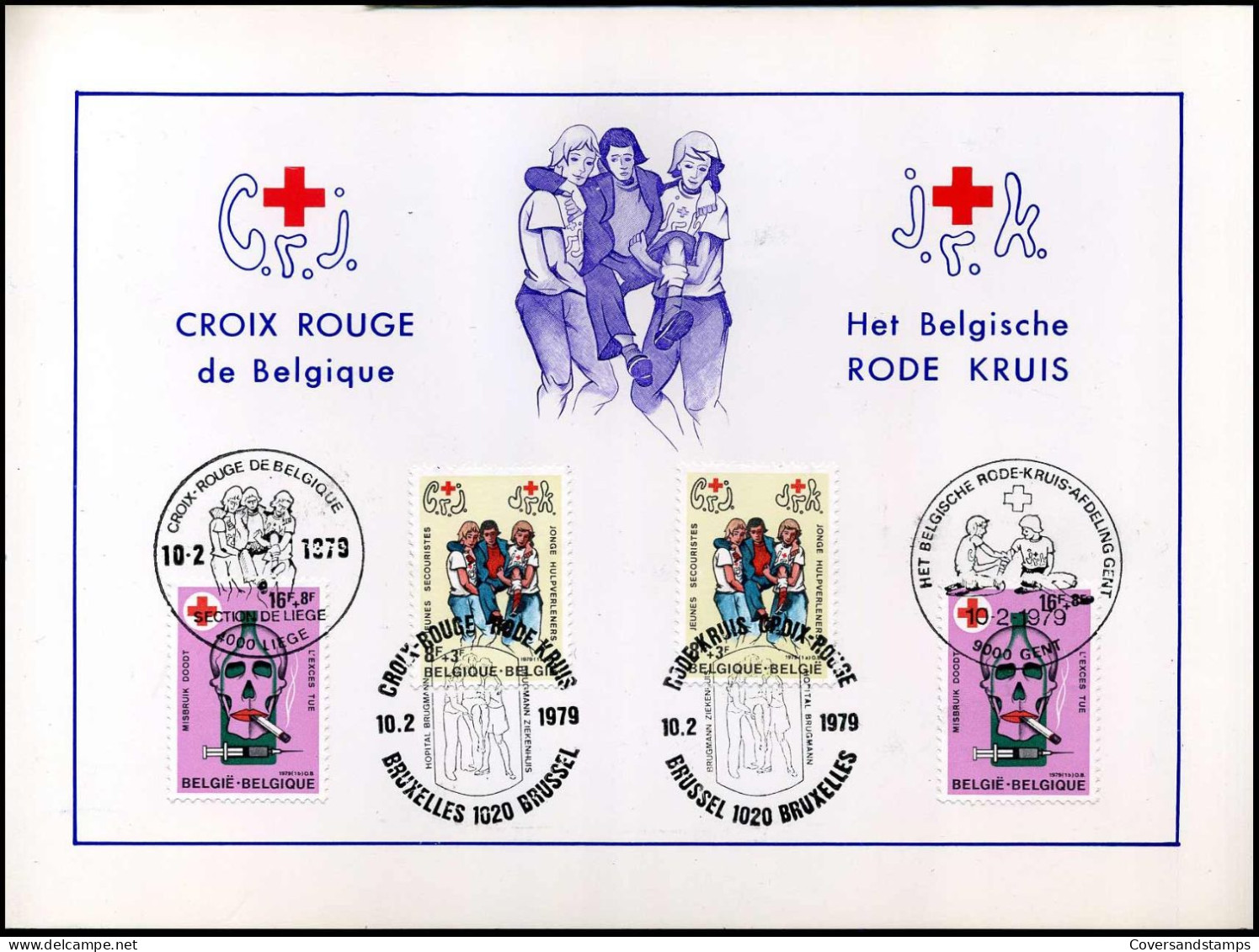 1921/22 - Rode Kruis / Croix Rouge - Erinnerungskarten – Gemeinschaftsausgaben [HK]