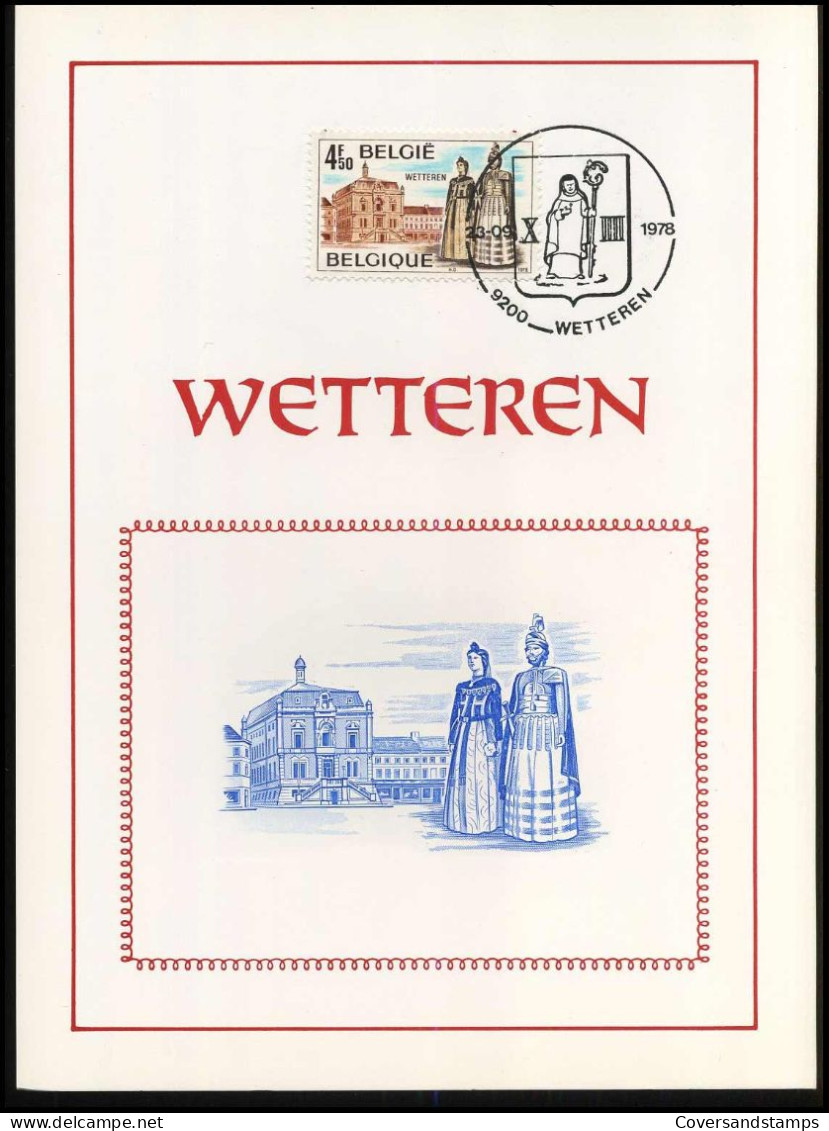 1907 - Wetteren - Toeristische / Touristique - Cartas Commemorativas - Emisiones Comunes [HK]