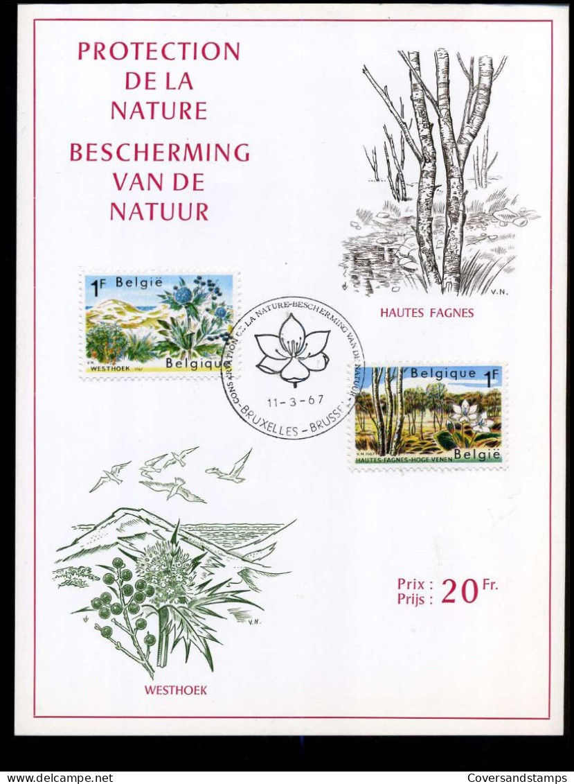 1408/09 - Natuurbescherming / Conservatoin De La Nature - Cartes Souvenir – Emissions Communes [HK]