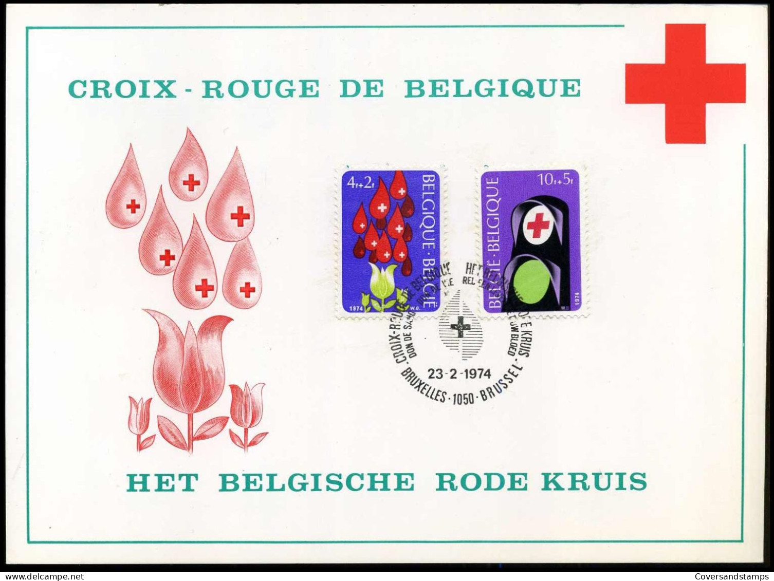 1705/006 - Rode Kruis / Croix Rouge - Cartes Souvenir – Emissions Communes [HK]