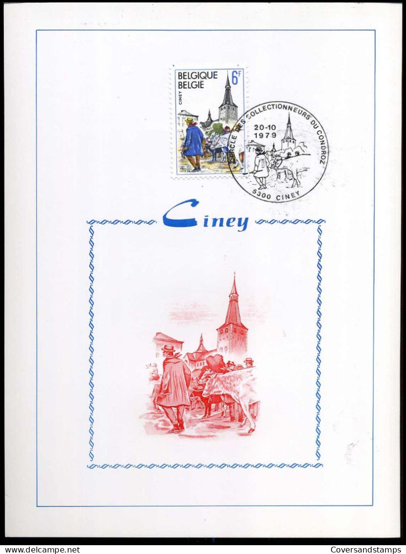 1950 - Ciney - Toeristische / Touristique - Cartes Souvenir – Emissions Communes [HK]