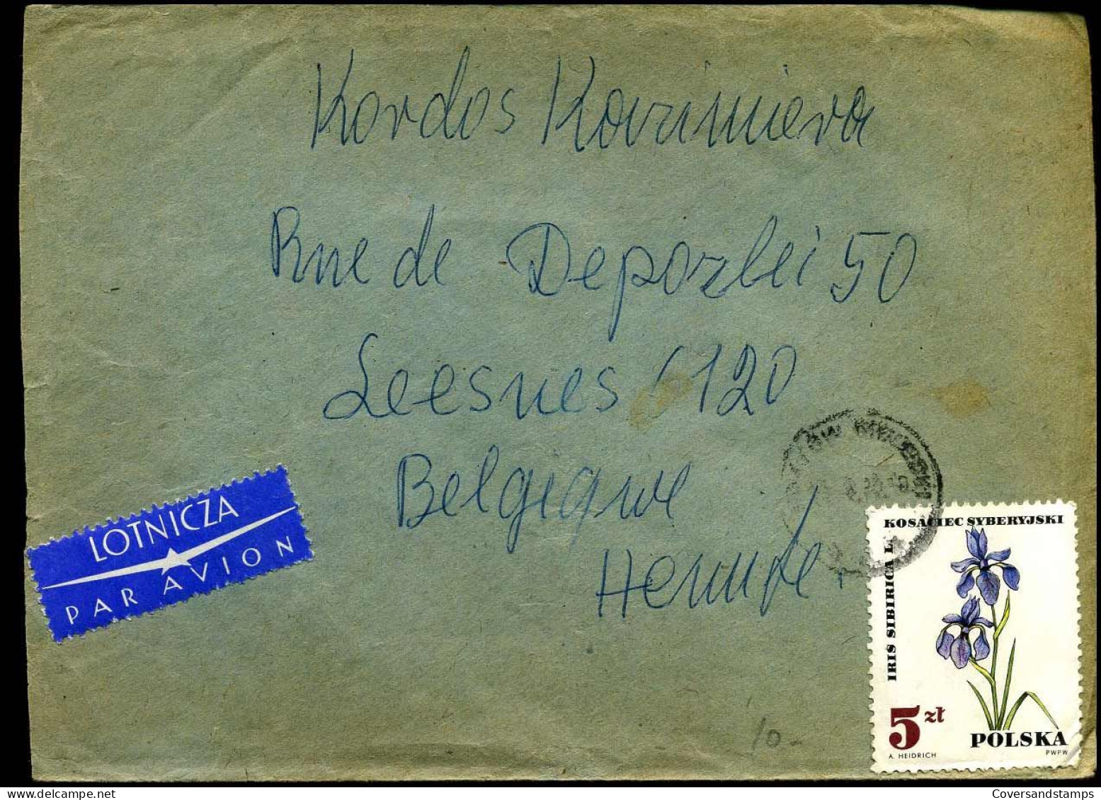 Cover To Belgium - Lettres & Documents