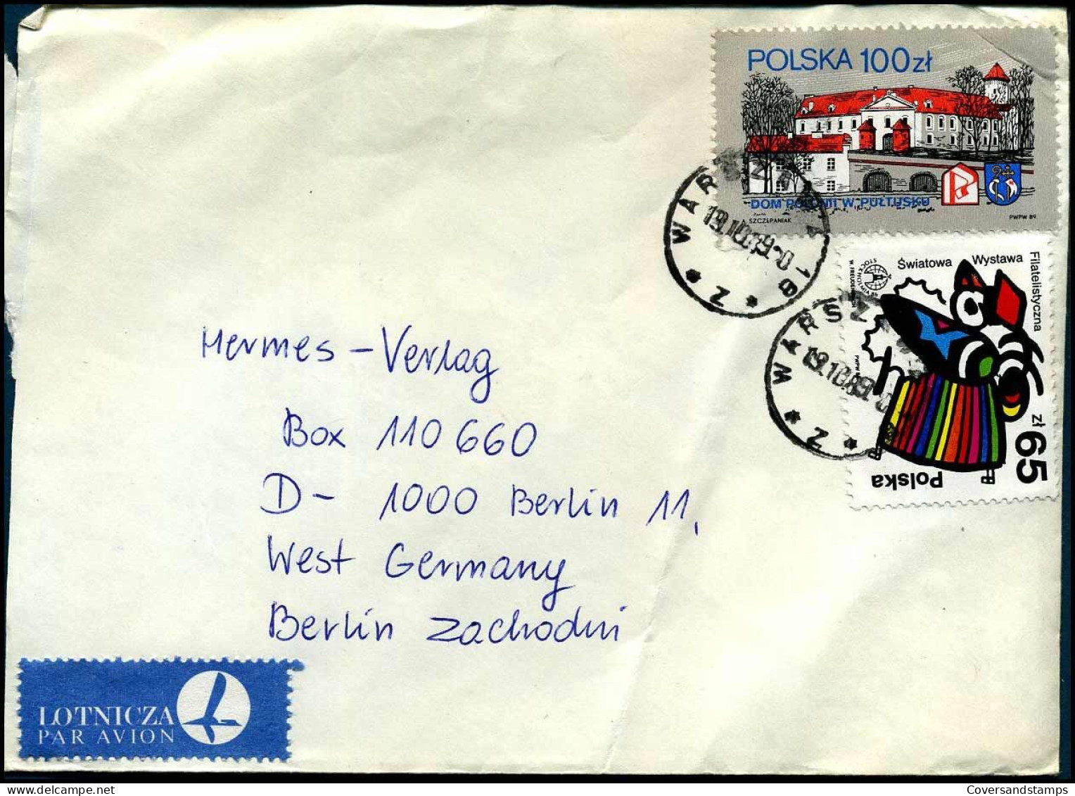 Cover To Berlin, Germany - Lettres & Documents