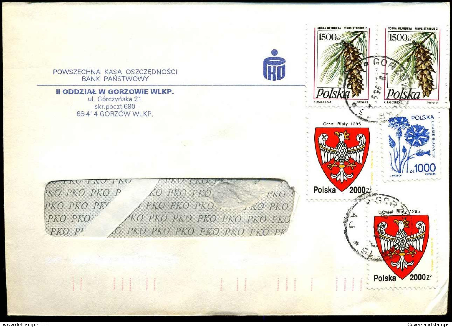 Cover - "Powszechna Kasa Oszczednosci Bank Panstwowy" - Lettres & Documents