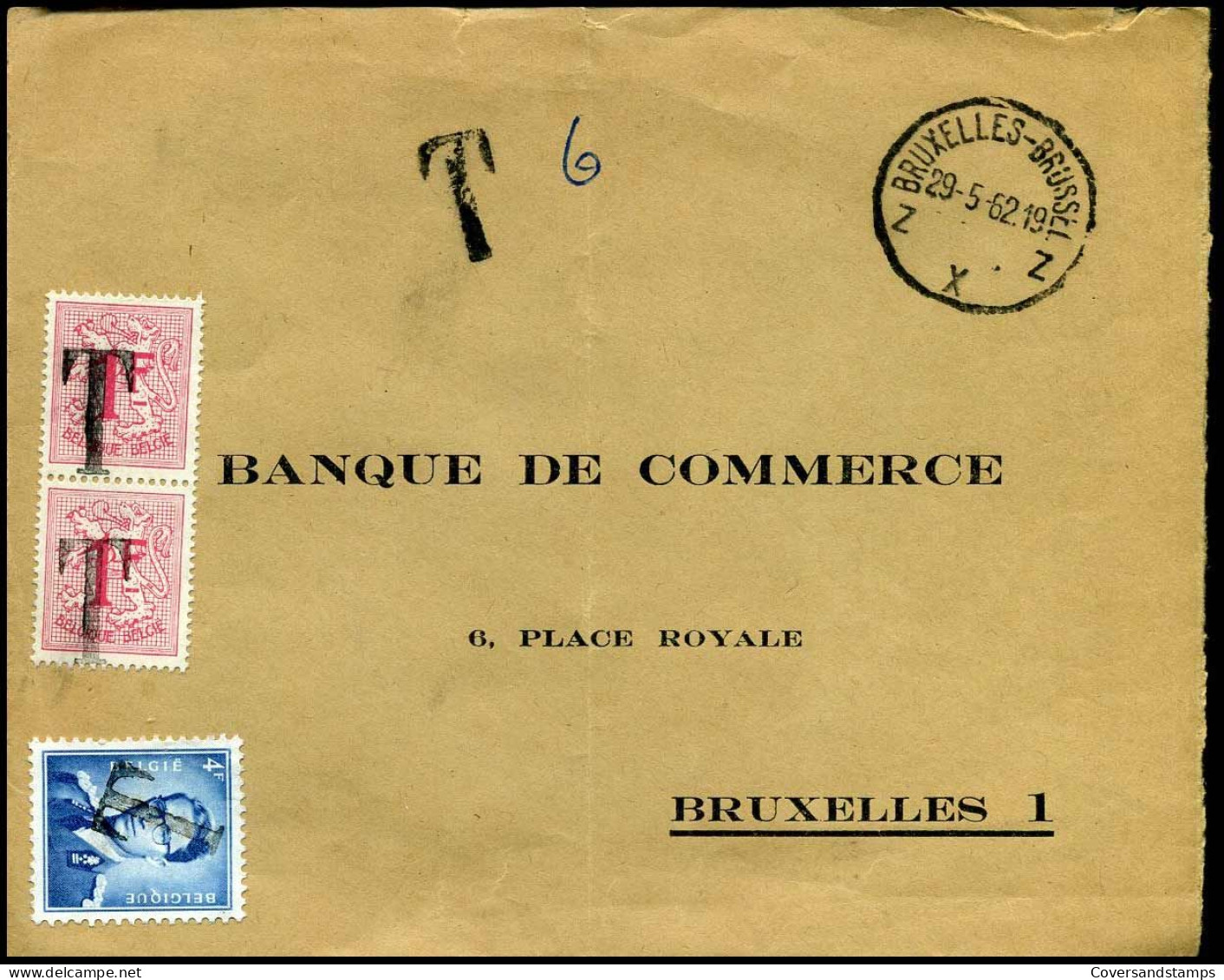 926 + 2x 1027B + T -- 'Banque De Commerce, Bruxelles' - Covers & Documents