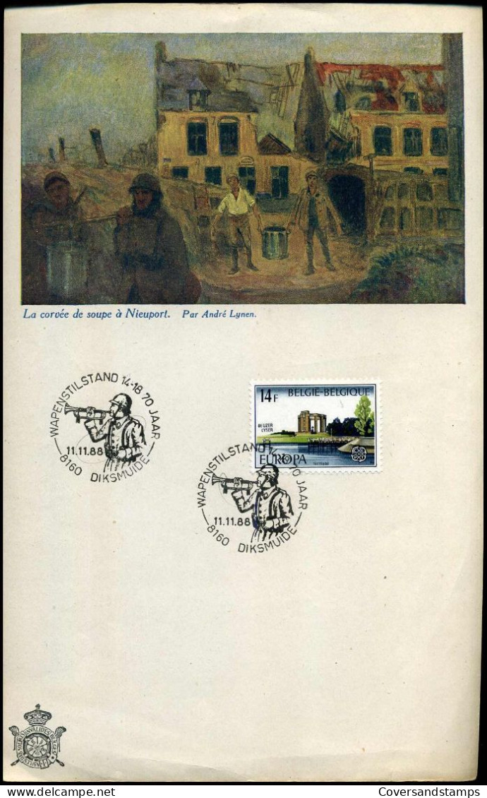 1854 - Europa CEPT - La Corvée De Soupe à Nieuport, Par André Lynen - Covers & Documents