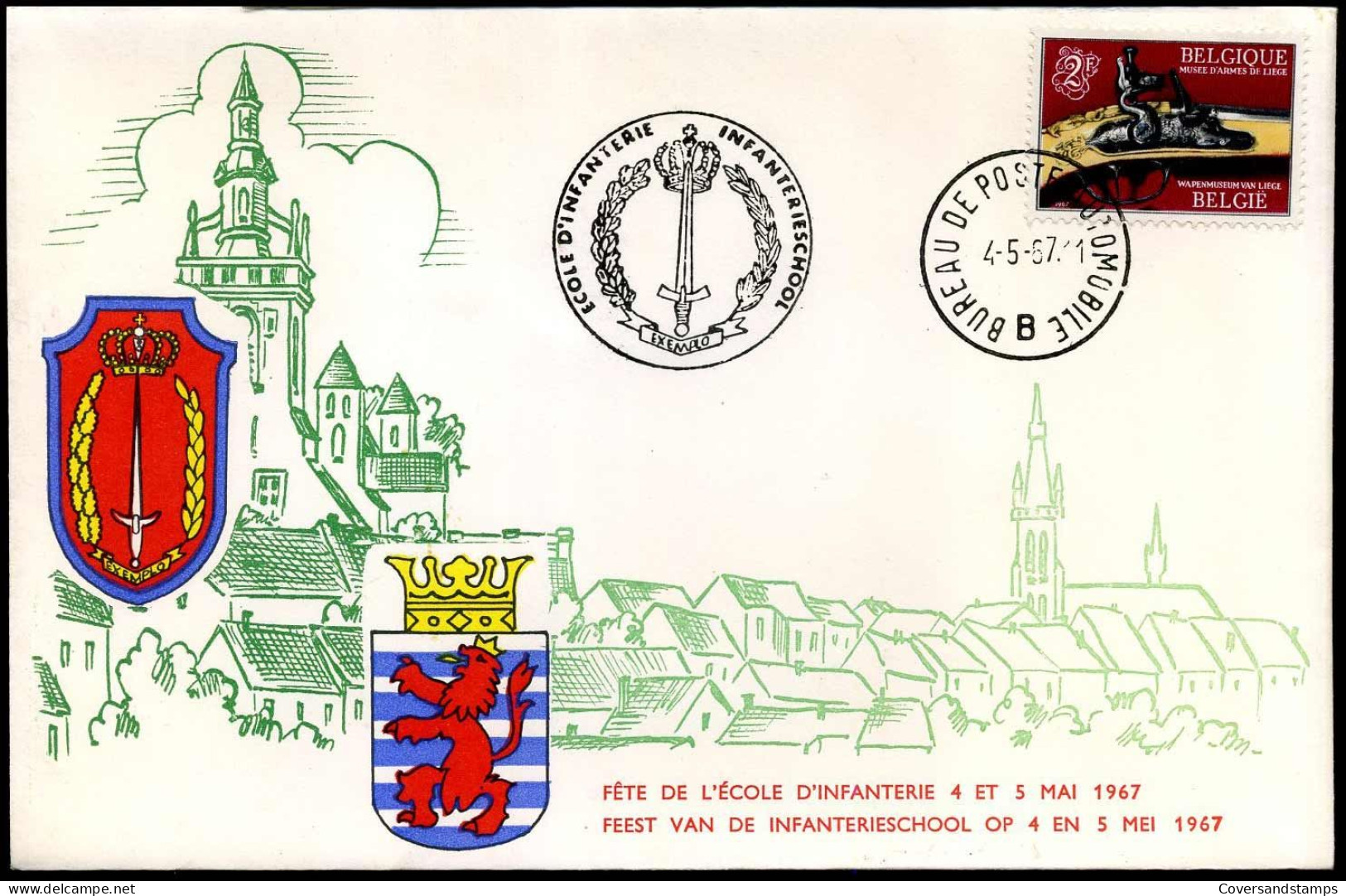 1406 - Wapenmuseum Van Luik - 'Feest Van De Infanterieschool Op 4 En 5 Mei 1967' - 1961-1970