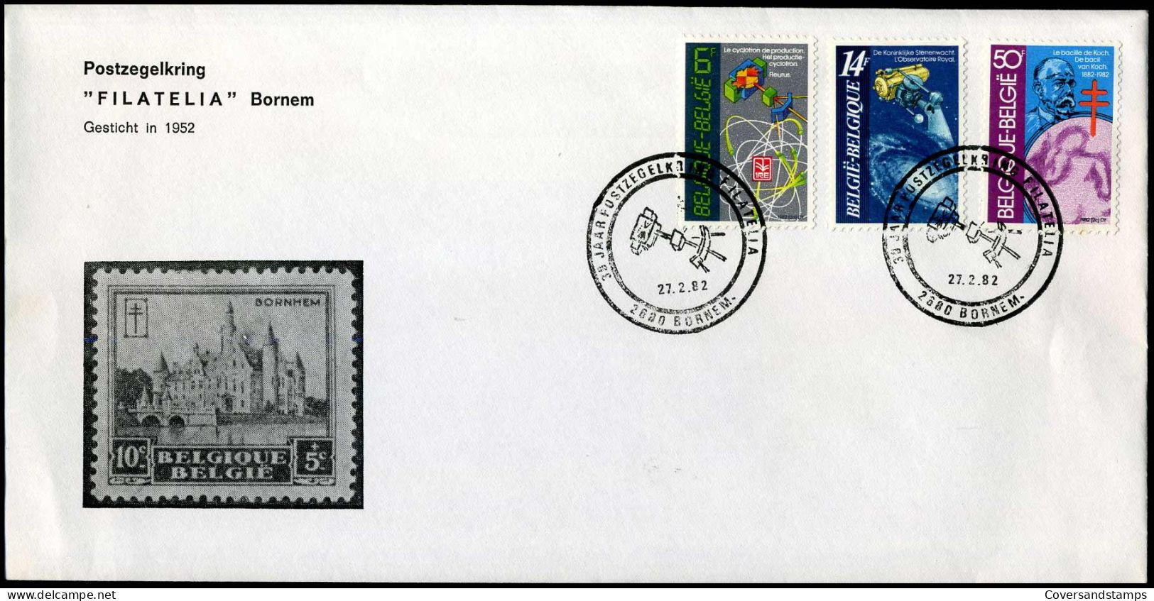 2036/38 - Wetenschappelijke Uitgifte - 'Postzegelkring Filatelia, Bornem' - 1981-1990