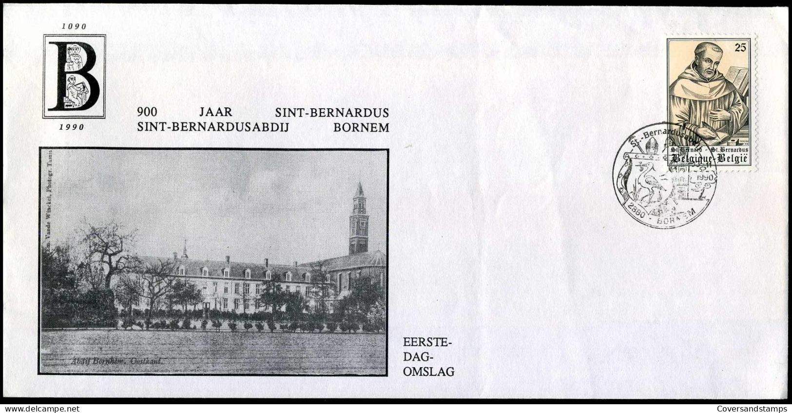 2391 - 900 Jaar Sint-Bernardus Abdij Bornem - 1981-1990