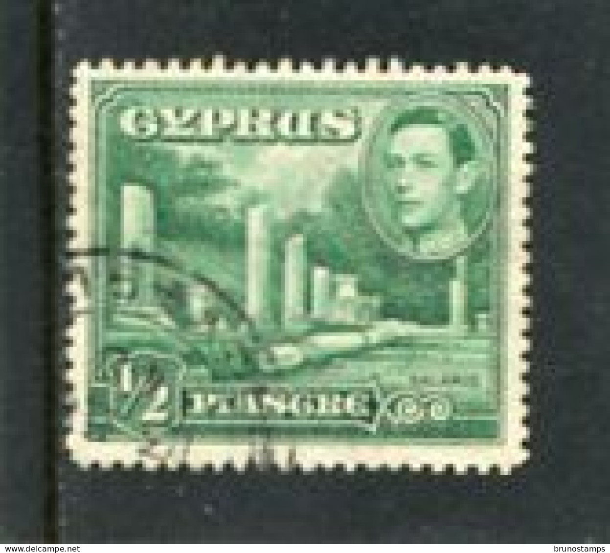 CYPRUS - 1938   GEORGE VI  1/2 Pi  FINE USED - Cyprus (...-1960)