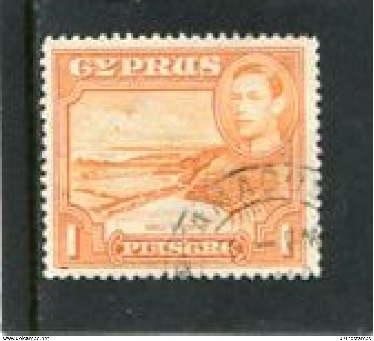 CYPRUS - 1938   GEORGE VI  1 Pi  FINE USED - Zypern (...-1960)