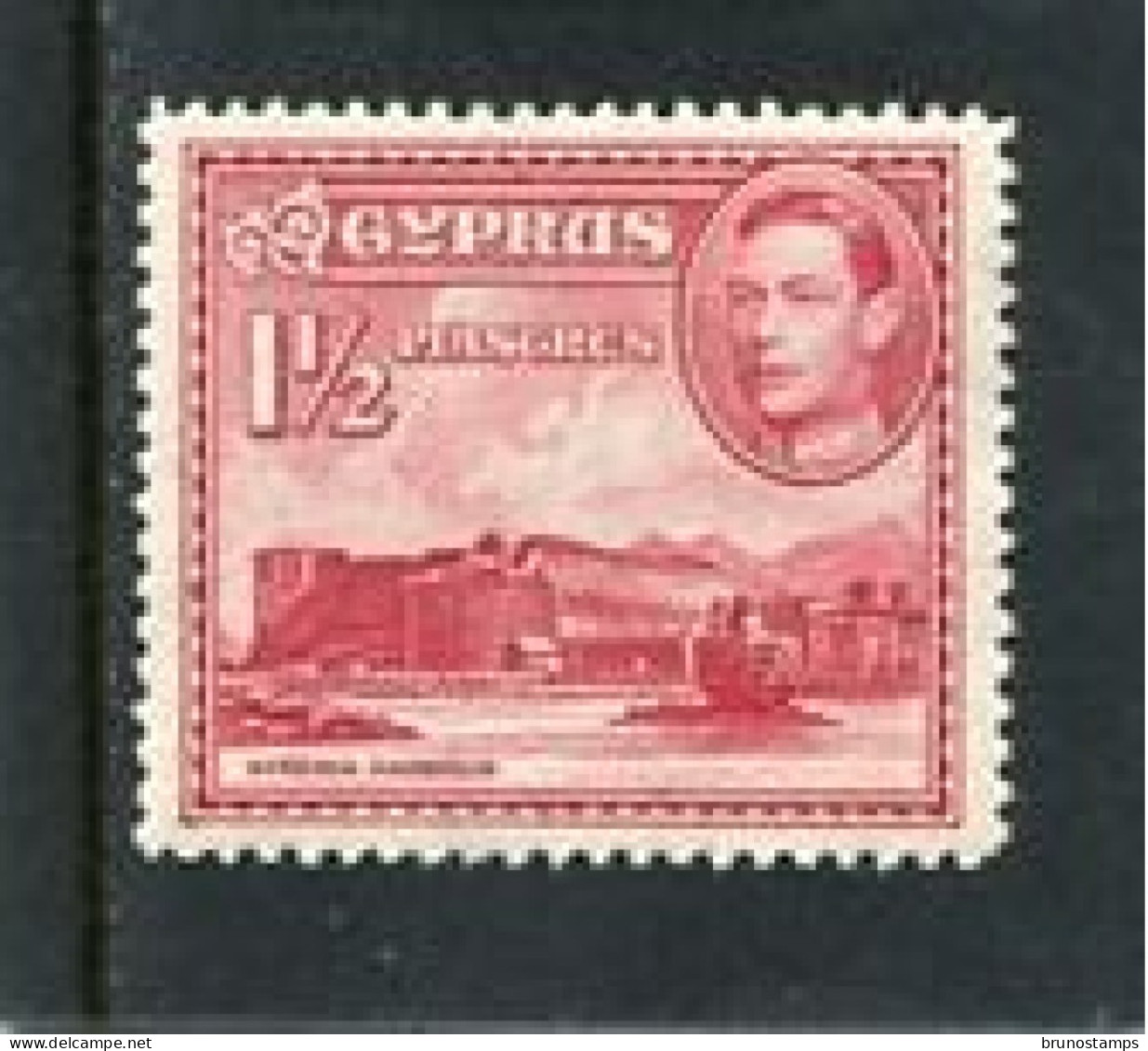 CYPRUS - 1938   GEORGE VI  1 1/2 Pi  MINT NH - Cyprus (...-1960)