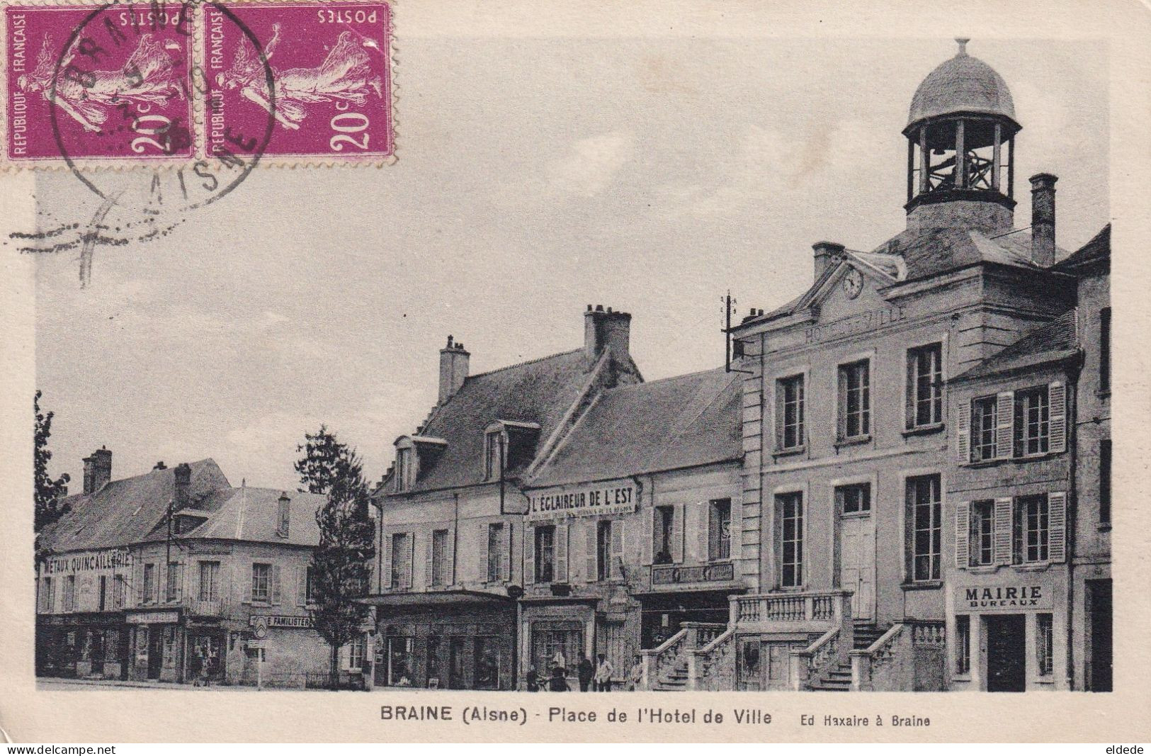 2 CP Braine Place Hotel Ville Et Vue Ensemble  Eclaireur De L' Est - Other & Unclassified