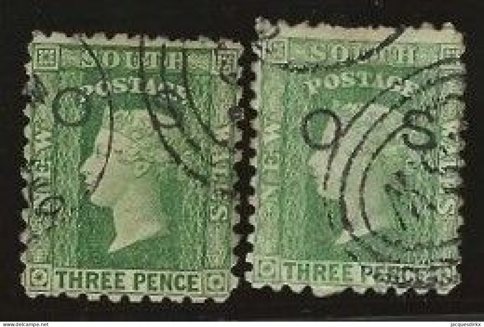 New South Wales      .   SG    .   O 22  2x    .   O      .     Cancelled - Used Stamps