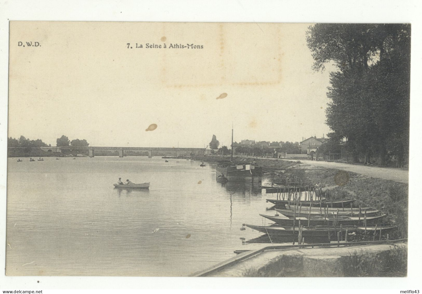 91/ CPA - La Seine à Athis Mons - Athis Mons