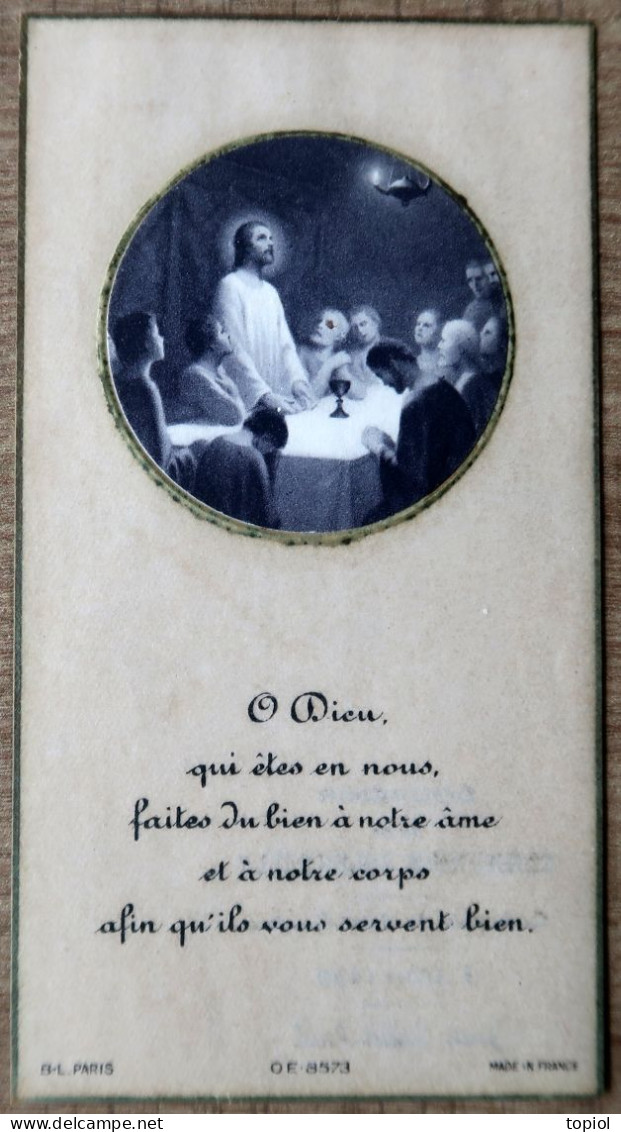 1 Image Pieuse Celluloïd (Communion Solennelle 1938) - Images Religieuses