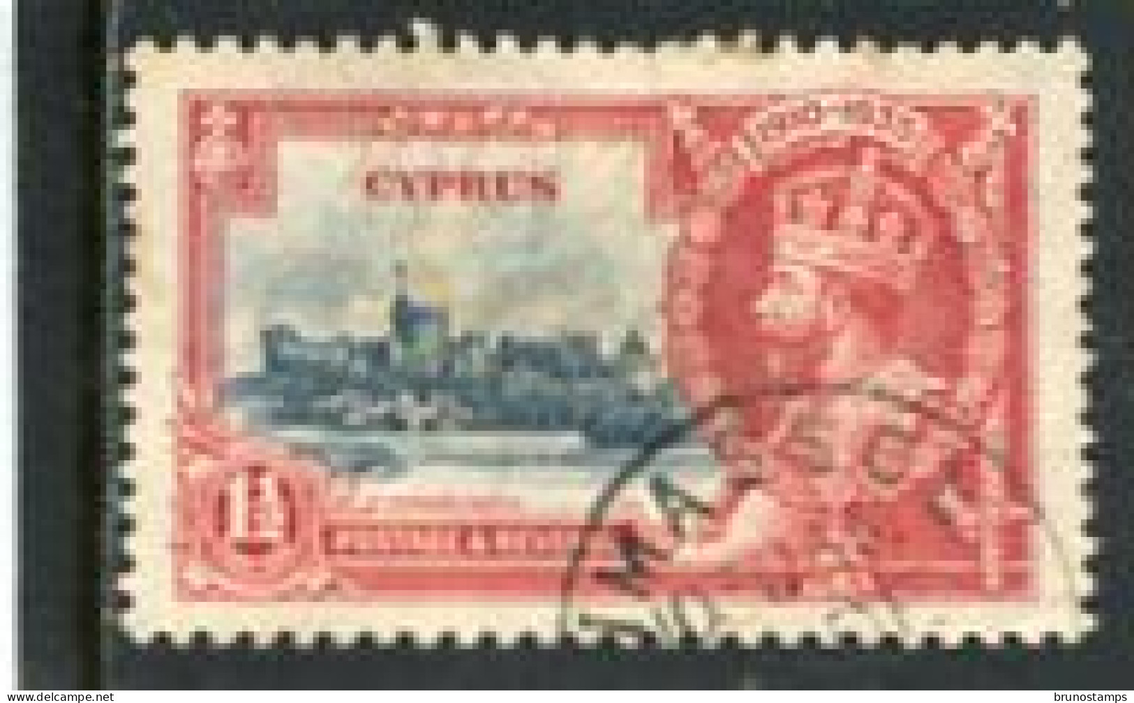CYPRUS - 1935  JUBILEE  1 1/2 Pi  FINE USED - Chypre (...-1960)