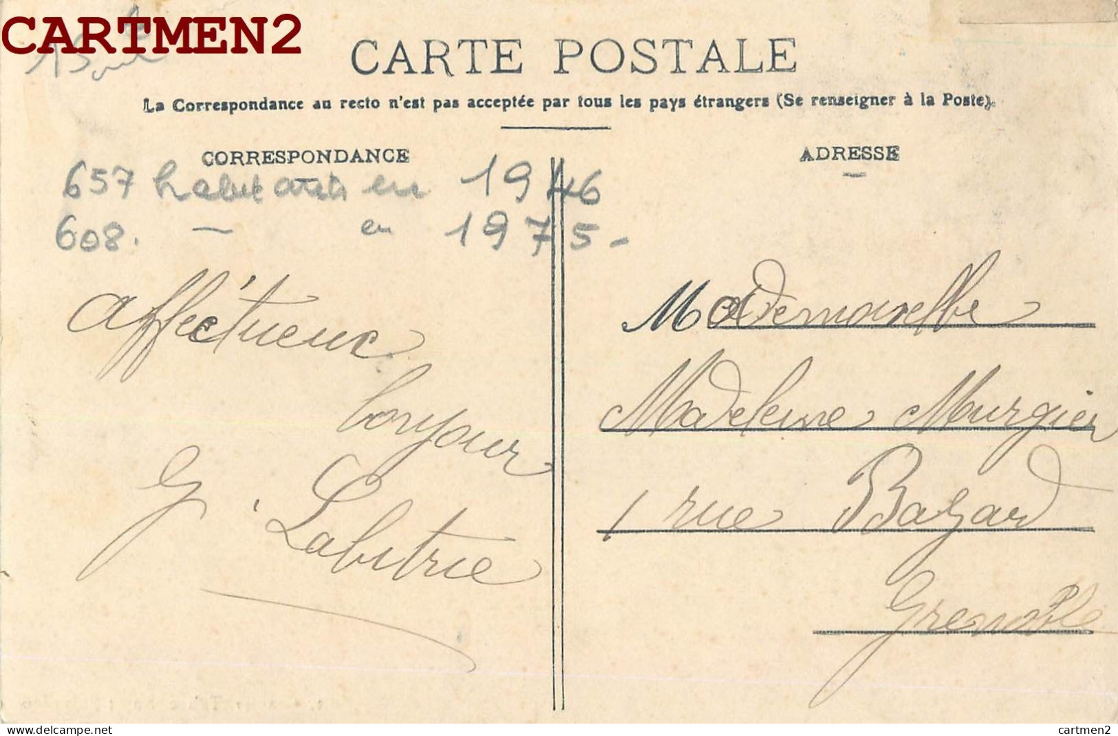 RARE CPA : SAINT-SALVADOU MAIRIE ET ECOLE COMMUNALE 12 AVEYRON - Other & Unclassified