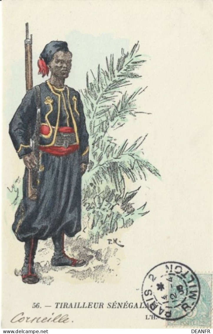 KAUFFMANN Paul : Tirailleur Sénégalais. Carte Très Bon état. - Kauffmann, Paul