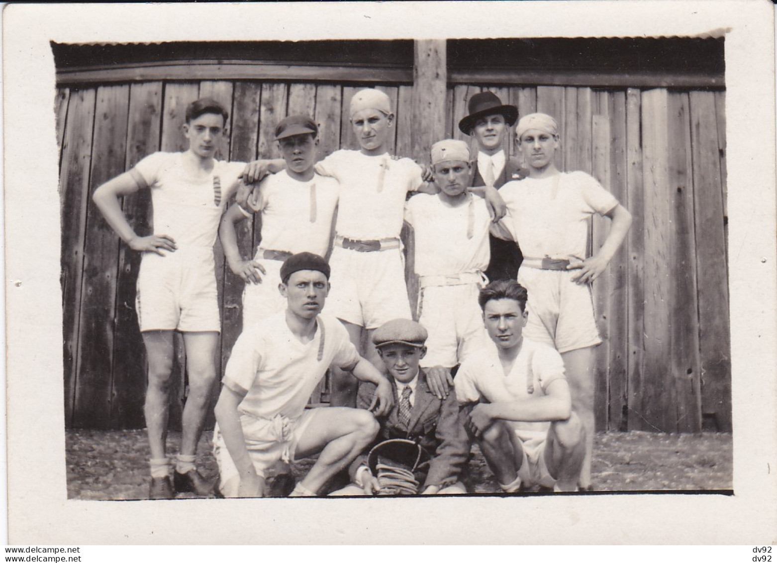 SEINE MARITIME DIEPPE REGATES 1 ER AOUT 1926 EQUIPE DE CAEN AVIRON - Bateaux