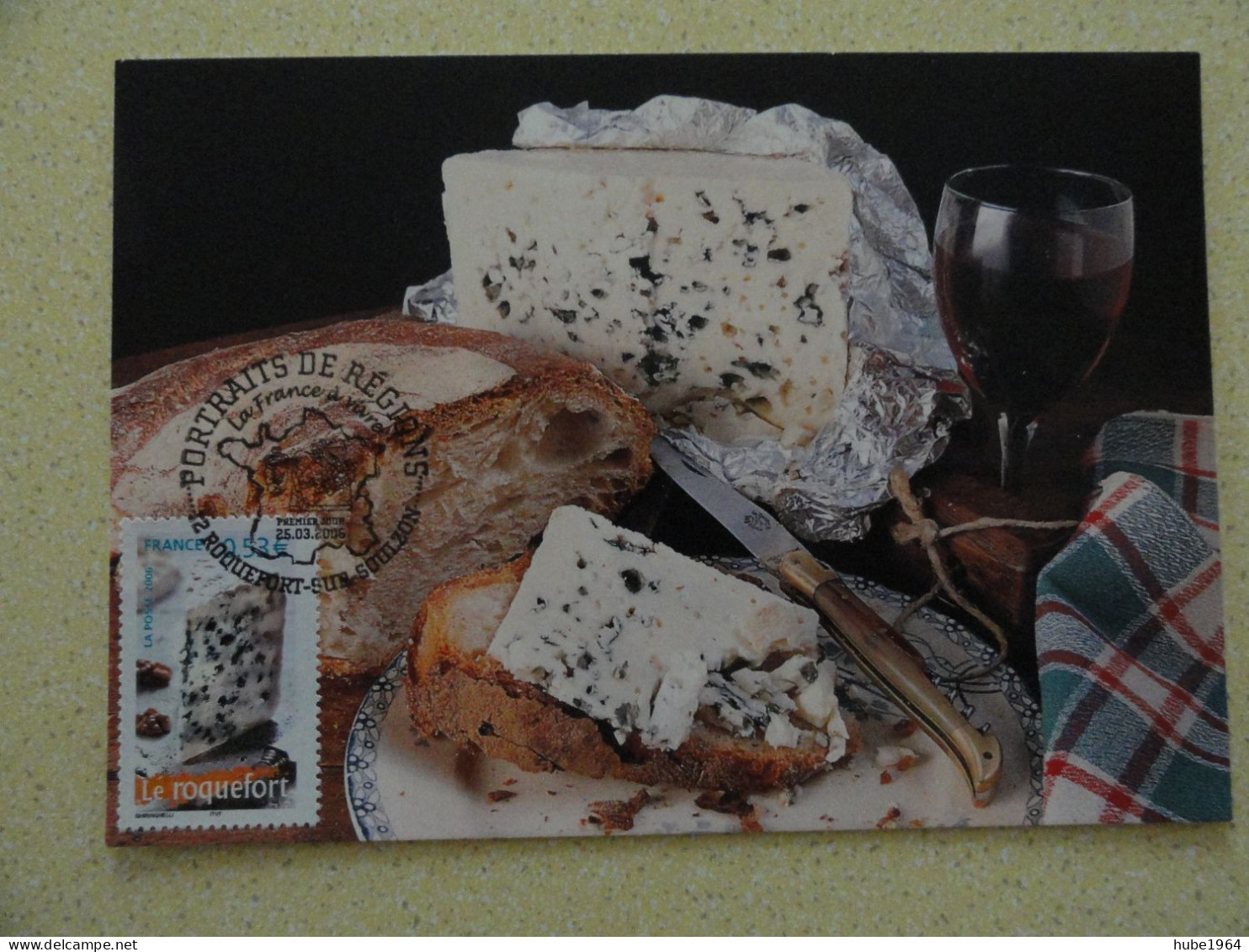 CARTE MAXIMUM CARD LE ROQUEFORT OPJ ROQUEFORT  FRANCE - Food