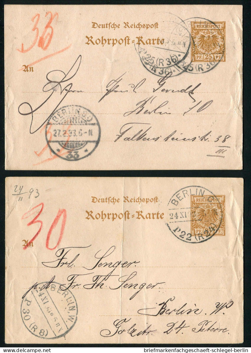 Berlin, 1893, RP 8, Brief - Autres & Non Classés