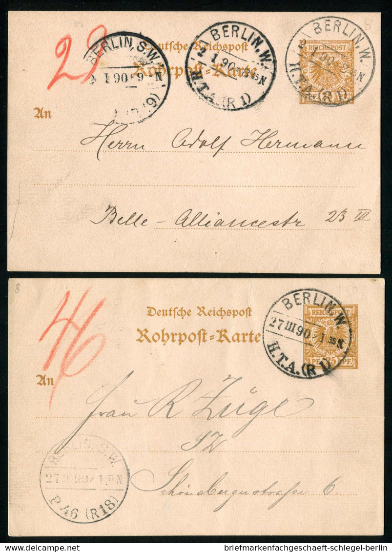 Berlin, 1890, RP 8, Brief - Autres & Non Classés