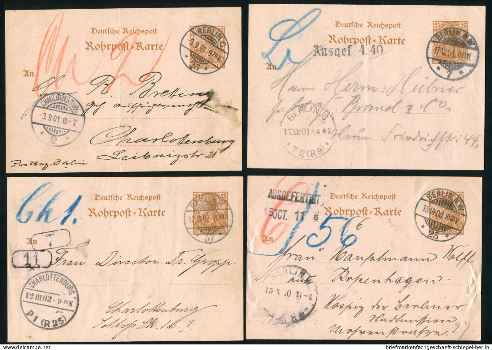 Berlin, 1900, RP 10, Brief - Other & Unclassified