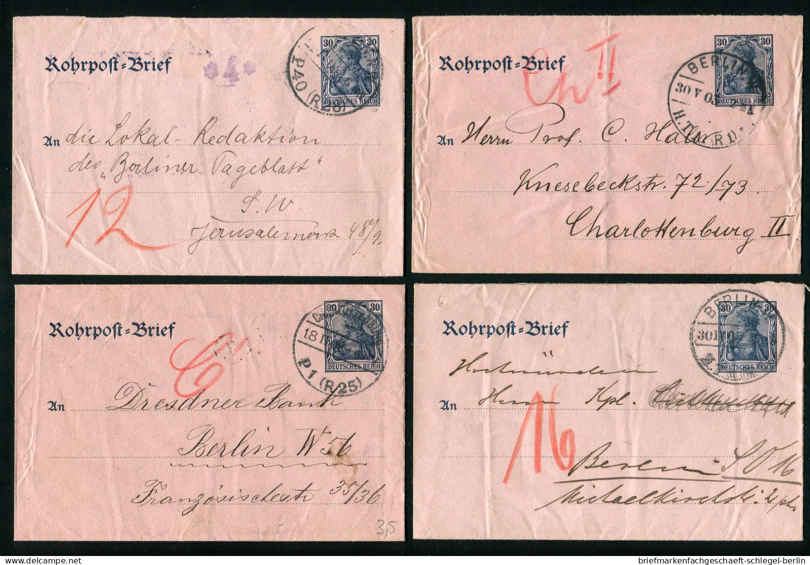 Berlin, 1903, RU 6, Brief - Autres & Non Classés