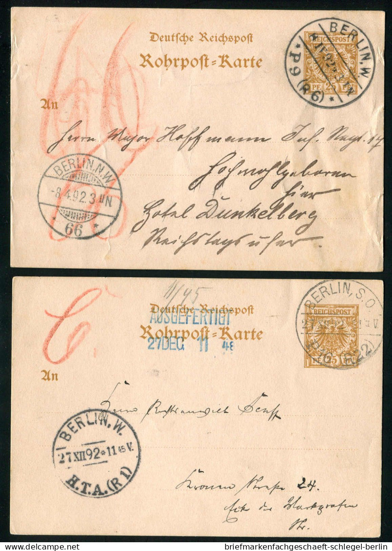 Berlin, 1892, RP 8, Brief - Autres & Non Classés