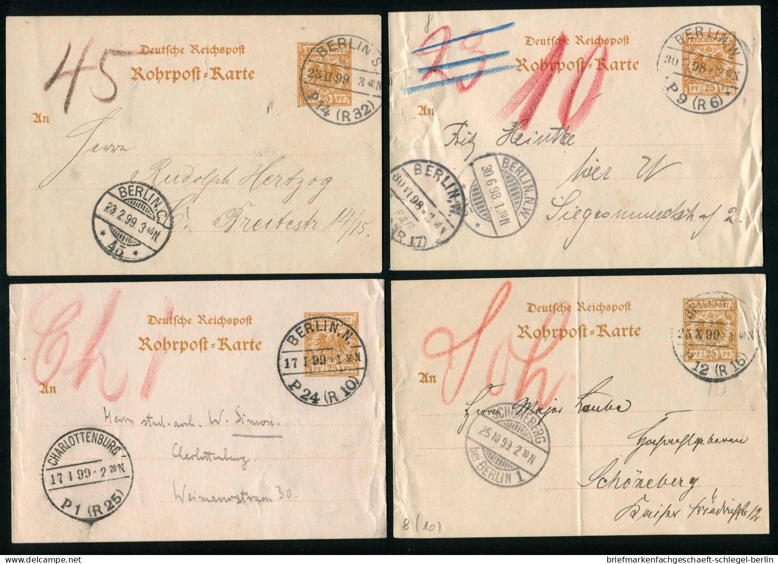 Berlin, 1898, RP 8, Brief - Other & Unclassified