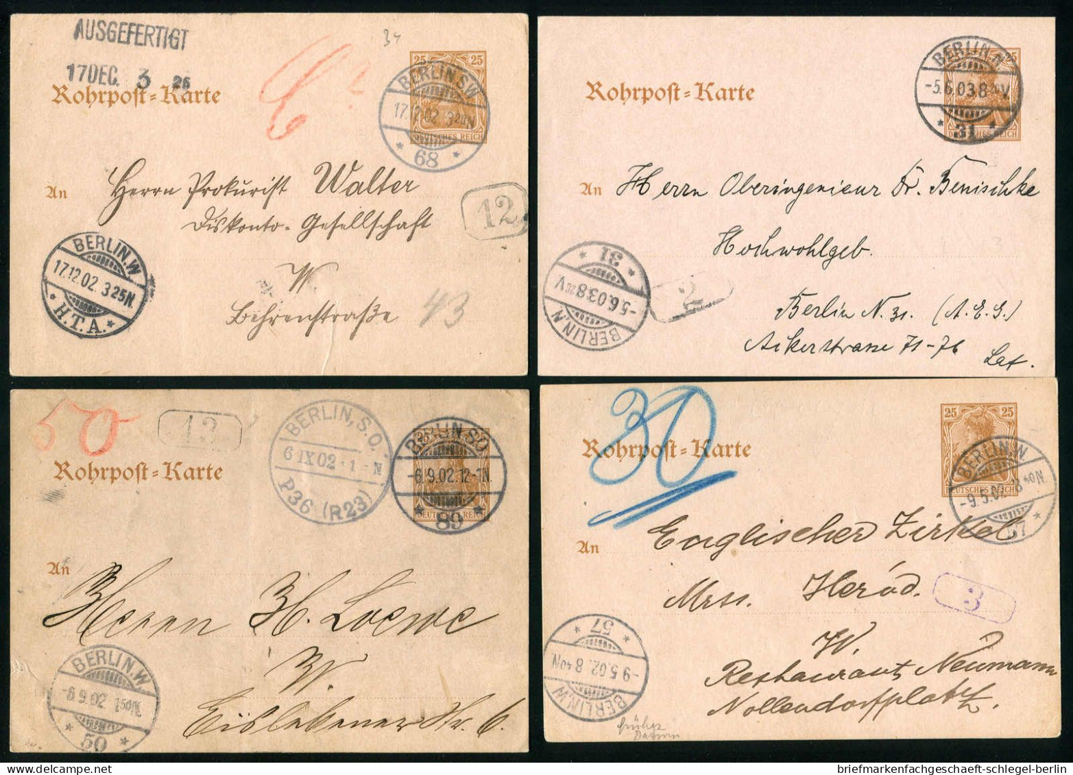 Berlin, 1902, RP 13, Brief - Autres & Non Classés