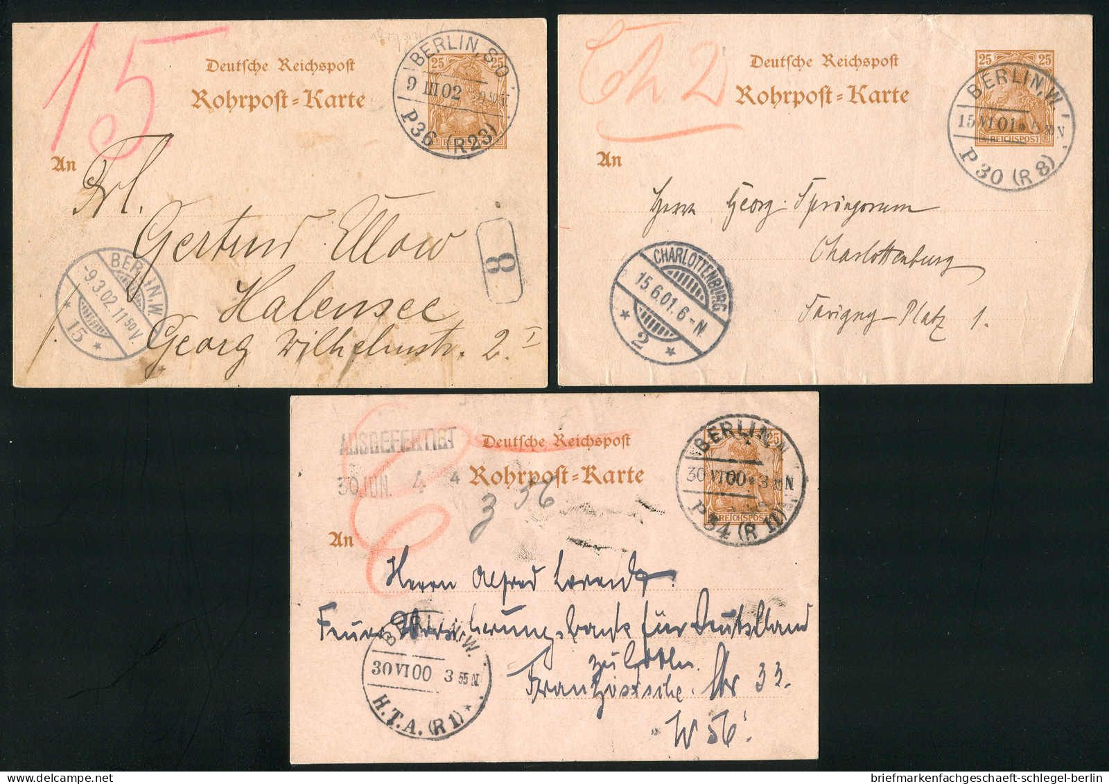 Berlin, 1900, RP 10, Brief - Andere & Zonder Classificatie