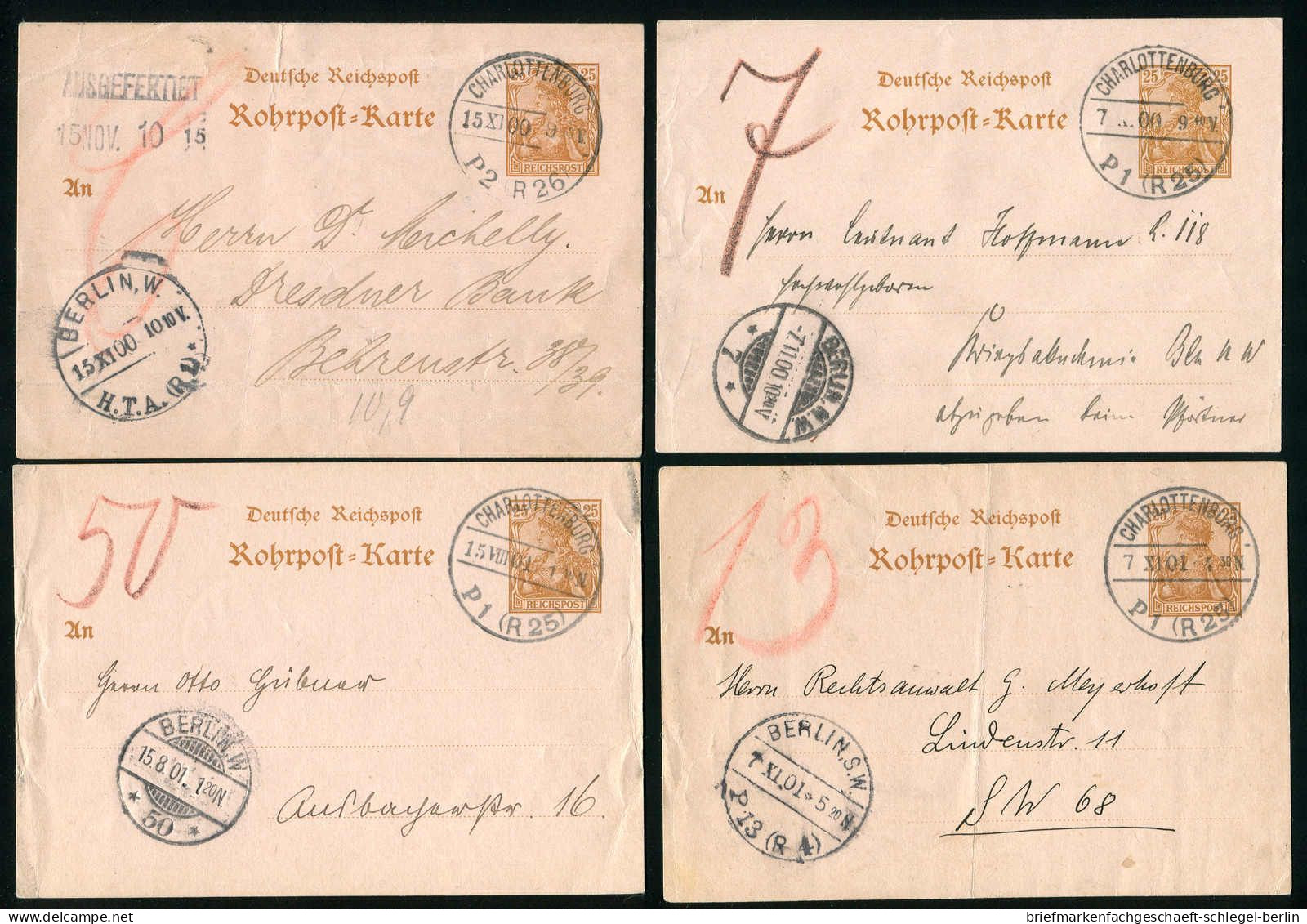 Berlin, 1900, RP 10, Brief - Sonstige & Ohne Zuordnung