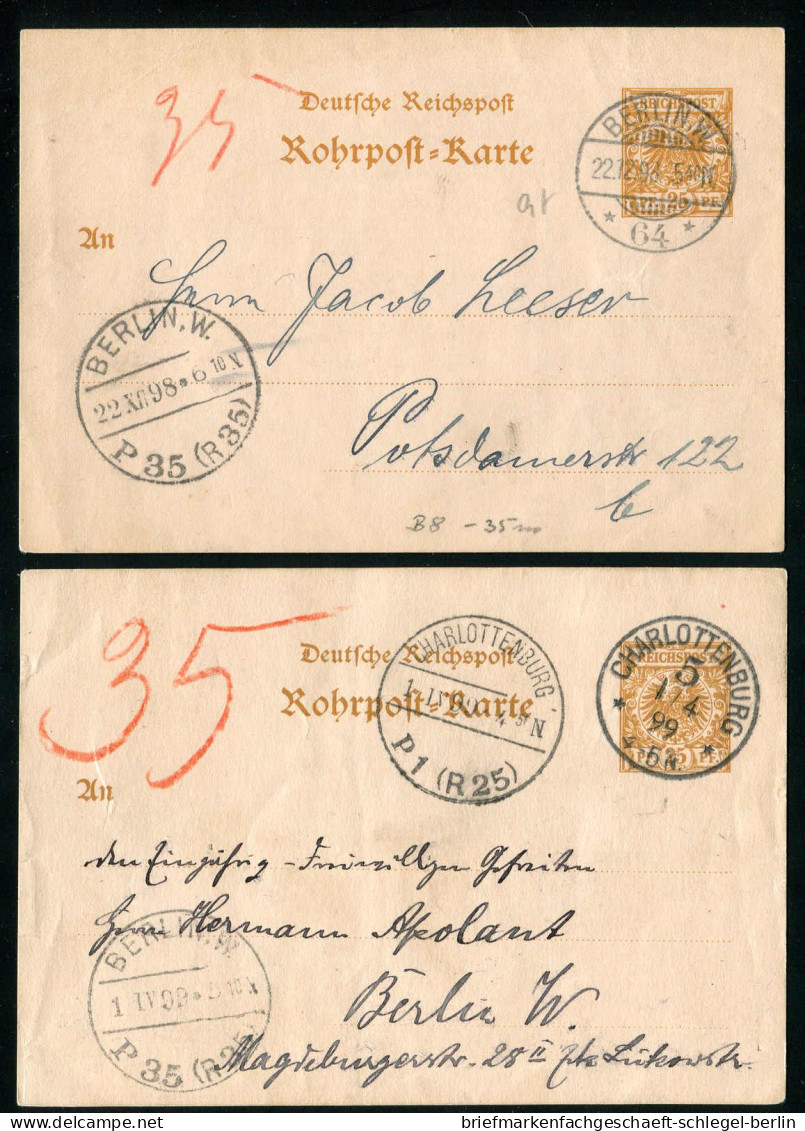 Berlin, 1898, RP 8, Brief - Autres & Non Classés