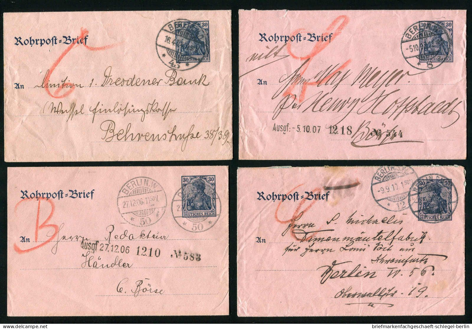 Berlin, 1904, RU 6, Brief - Other & Unclassified