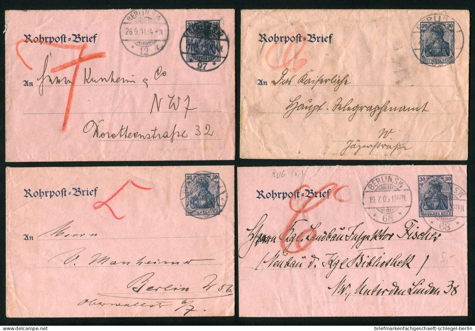 Berlin, 1904, RU 6, Brief - Other & Unclassified