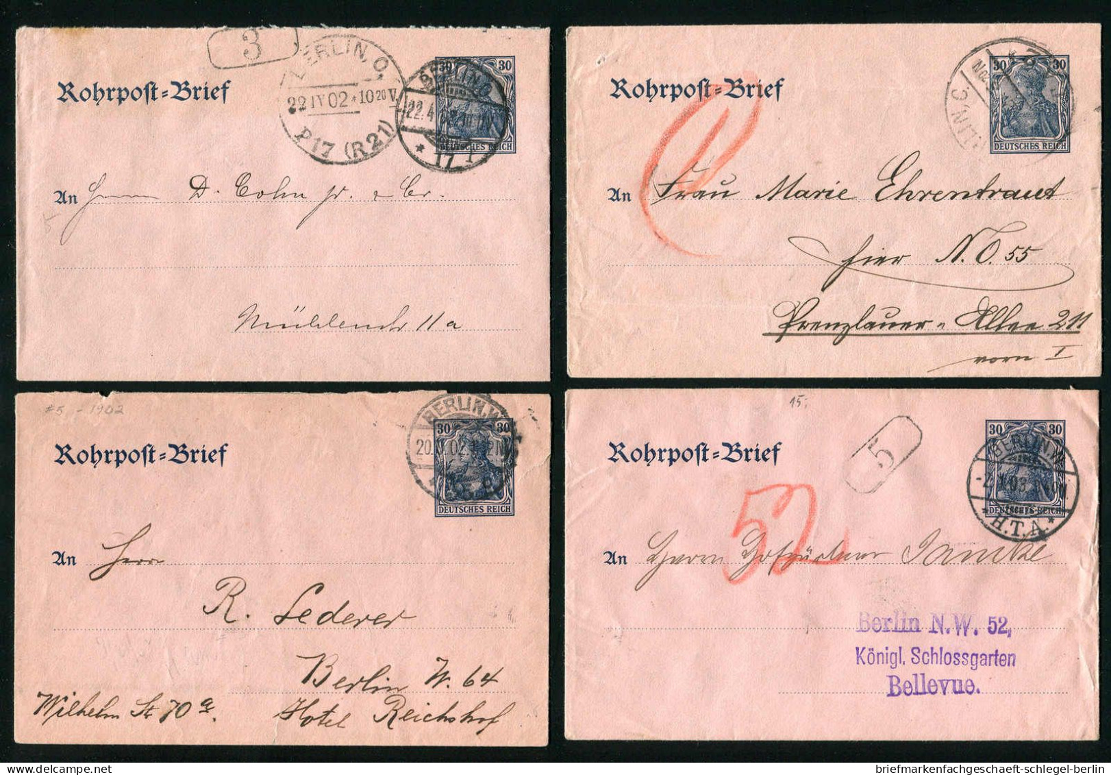 Berlin, 1902, RU 5, Brief - Andere & Zonder Classificatie
