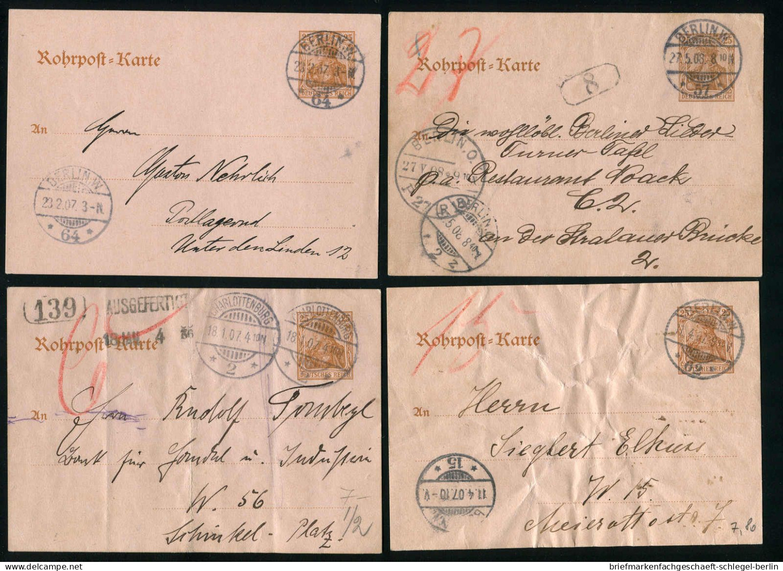 Berlin, 1906, RP 13, Brief - Other & Unclassified