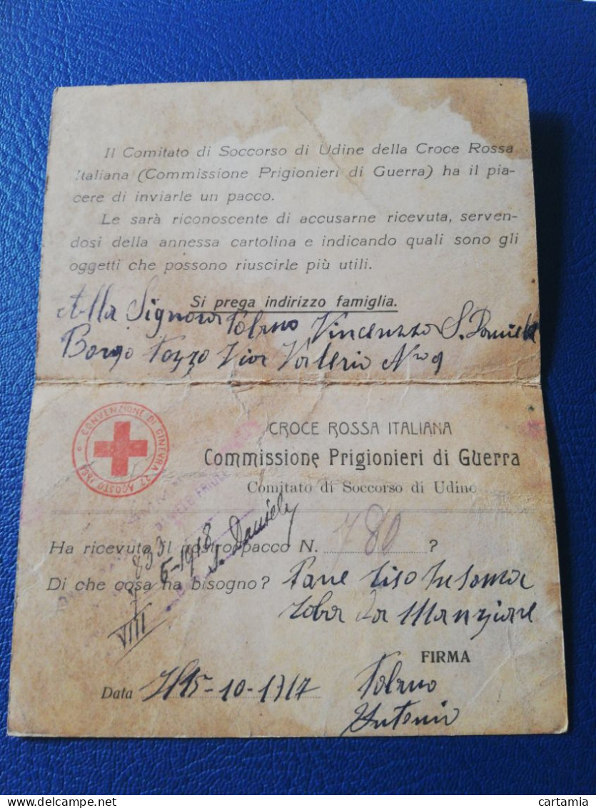 26C) Storia Postale Cartoline, Intero,commissione Dei Prigionieri Di Guerra - Marcophilie