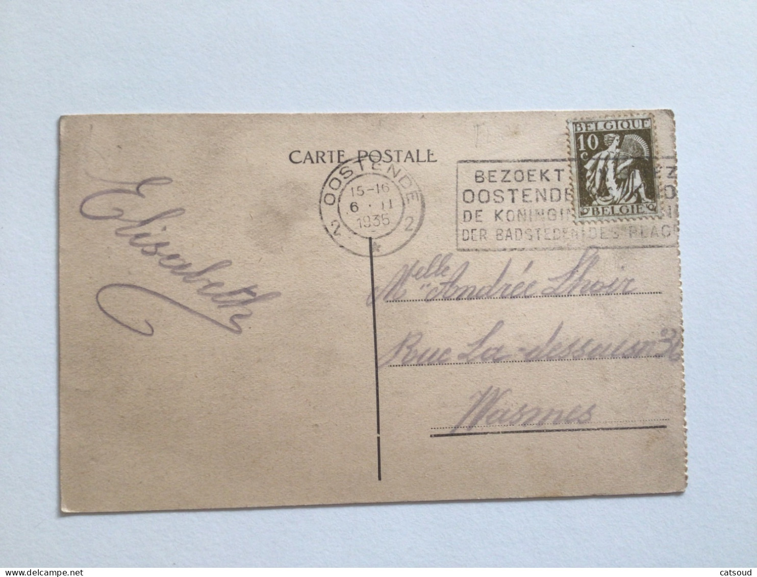 Carte Postale Ancienne (1935) Middelkerke Hôpital Maritime Roger De Grimberghe - Middelkerke