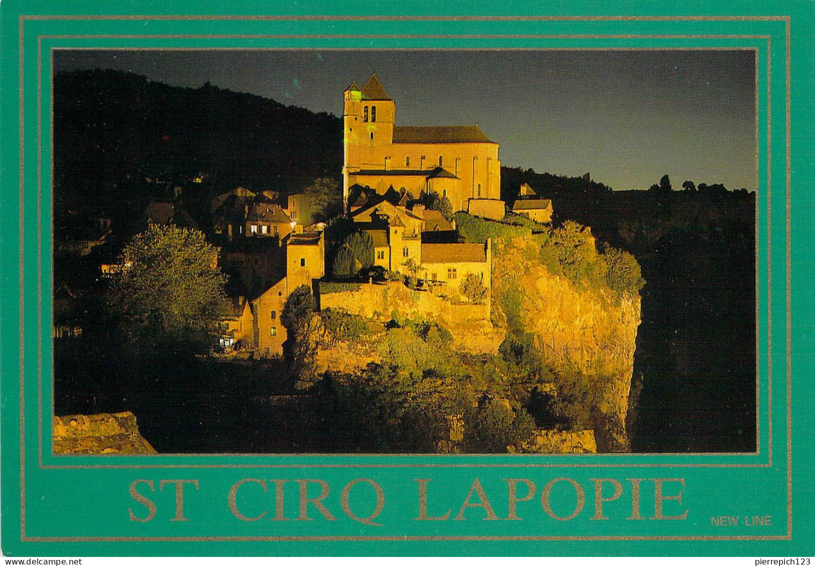 46 - Saint Cirq Lapopie - Vue Générale La Nuit - Saint-Cirq-Lapopie