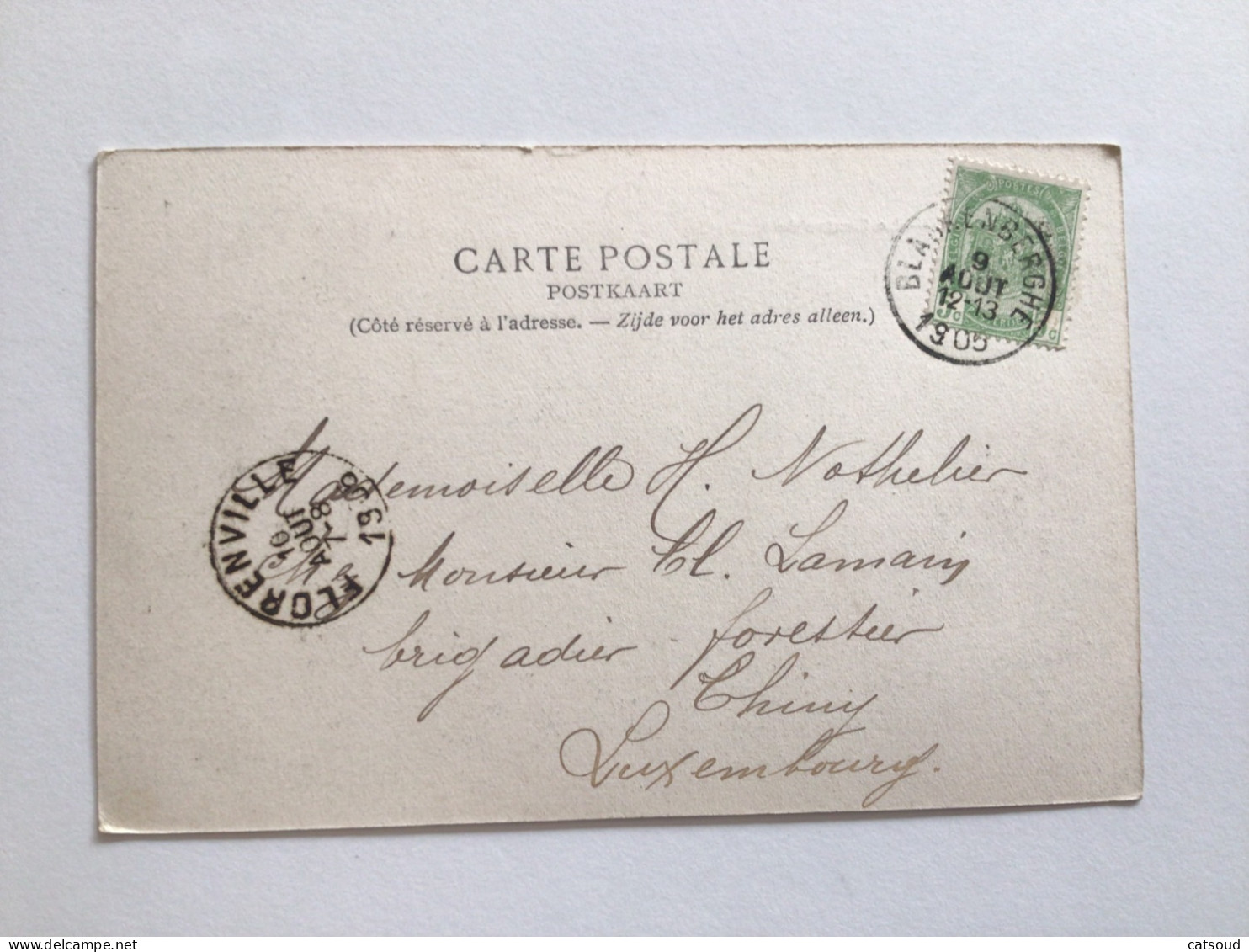 Carte Postale Ancienne (1905) Blankenberghe Le Centre De La Digue - Blankenberge