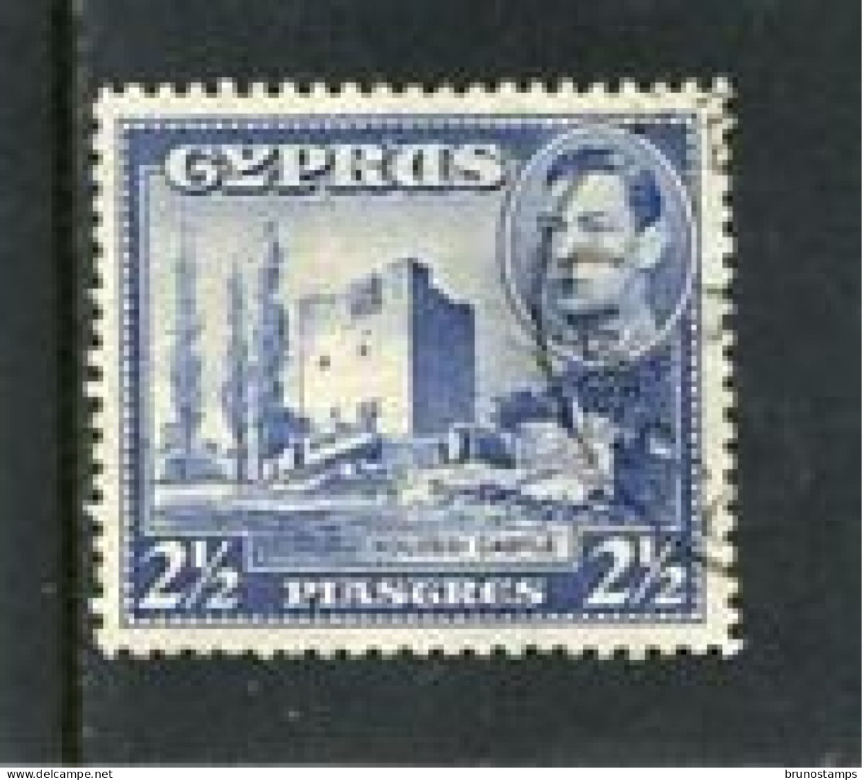 CYPRUS - 1938  GEORGE VI  2 1/2 Pi  FINE USED - Zypern (...-1960)
