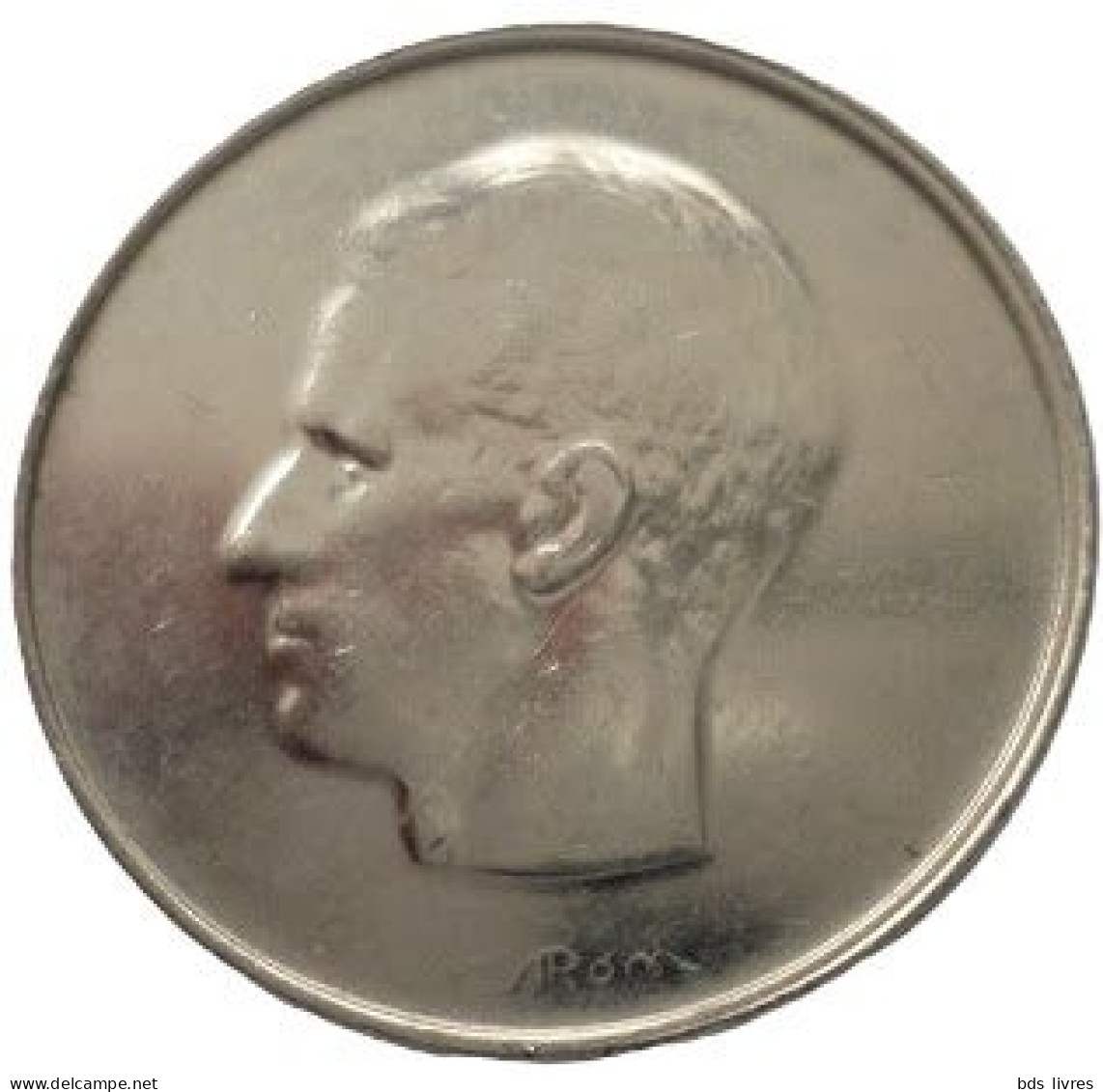 Baudouin  10 Francs  Année 1977 (Française)  -- Pièce Non Nettoyée  (voir Images) - 10 Francs