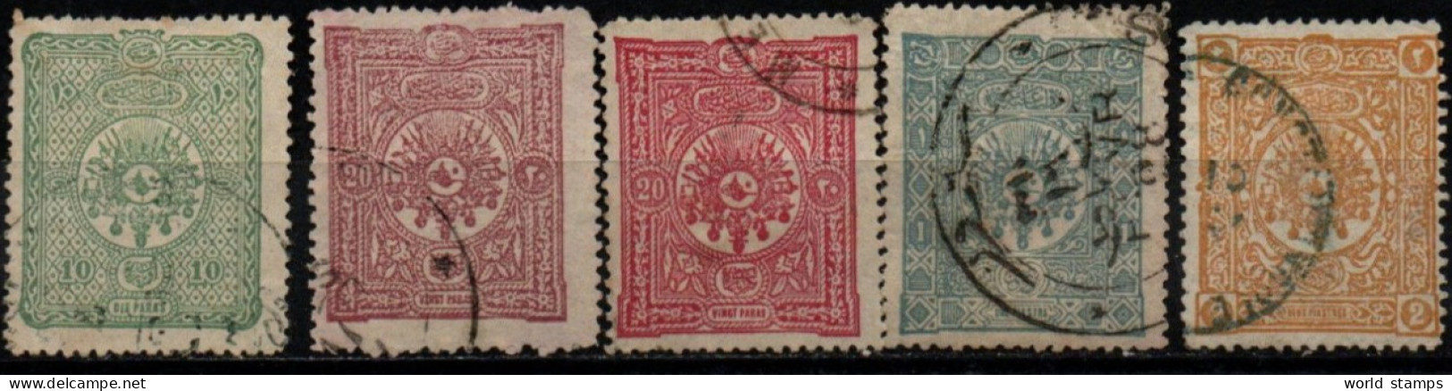 TURQUIE 1892-9 O - Used Stamps