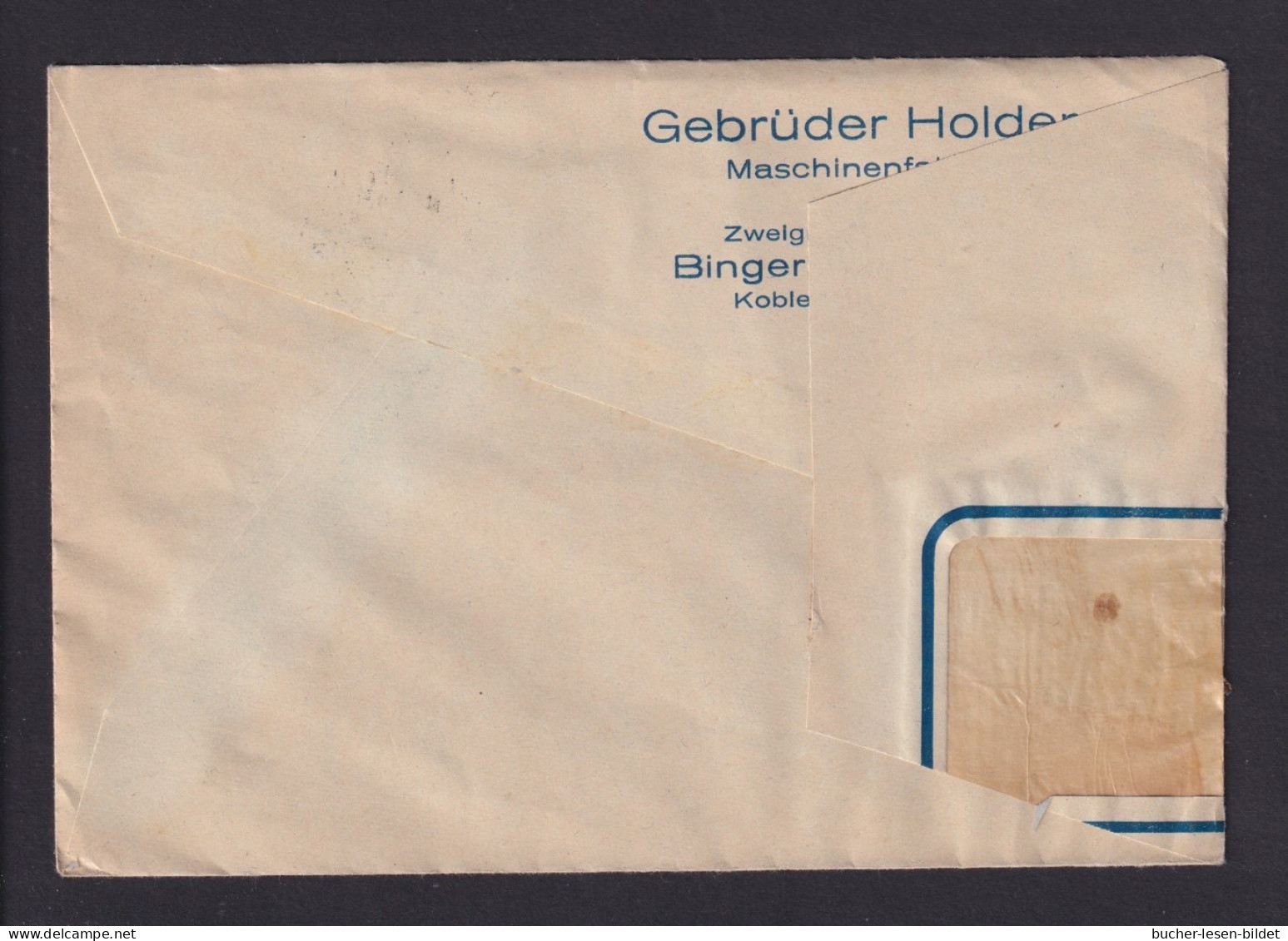 24 Pf. (8Dr.) Mit Druckdatum Auf Brief Ab Bingerbrück Nach Treysa - Other & Unclassified