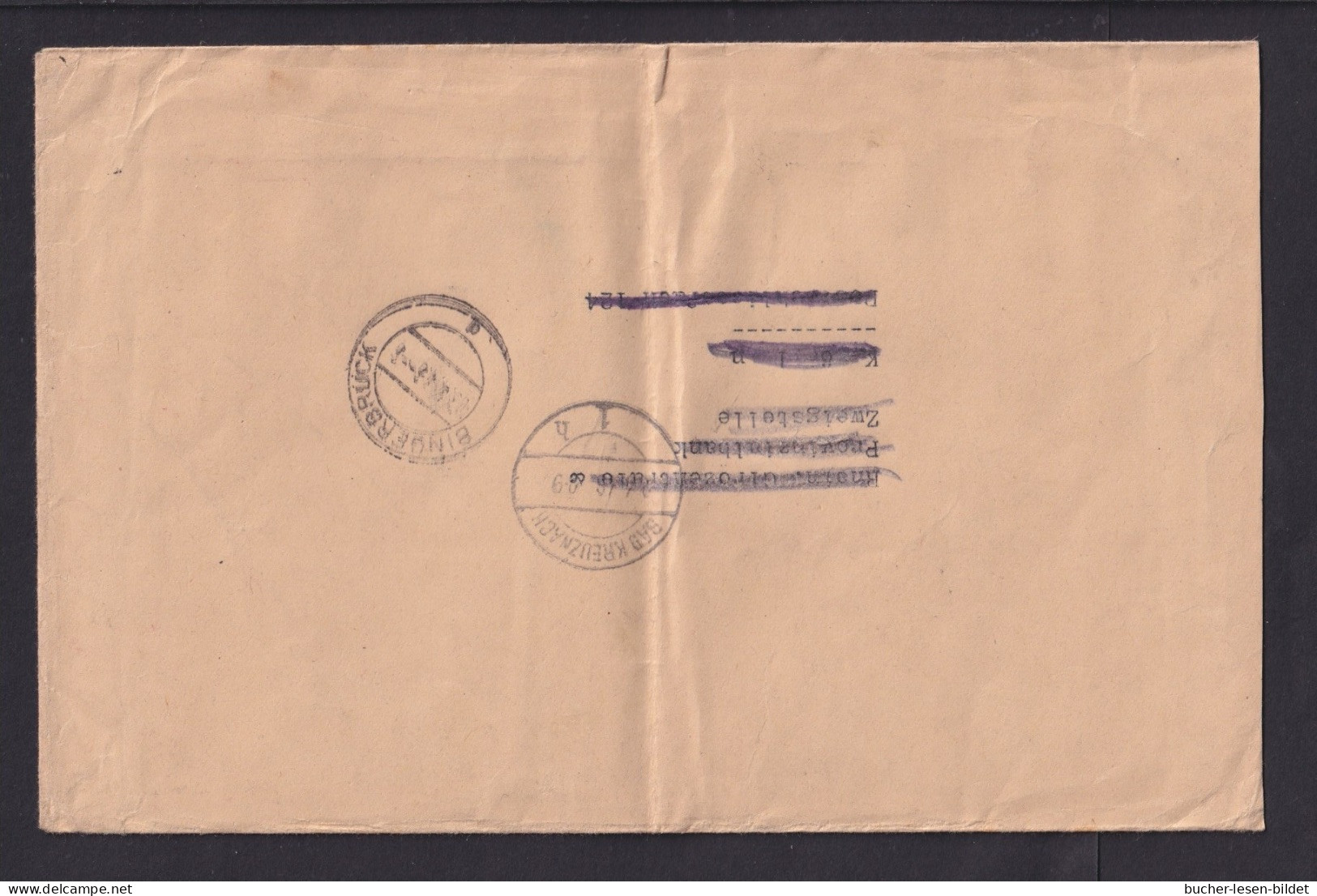 1946 - 9x 12 Pf. Wappen - R-Brief Ab Rhaunen Nach Bingerbrück - Fp.-R-Zettel - Other & Unclassified