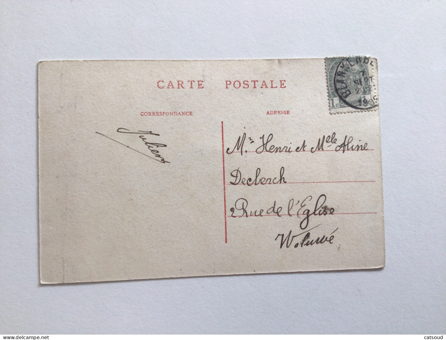 Carte Postale Ancienne (1905) Blankenberghe Les Abords De La Gare - Blankenberge